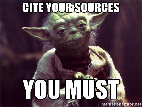 Cite your source. You Must.